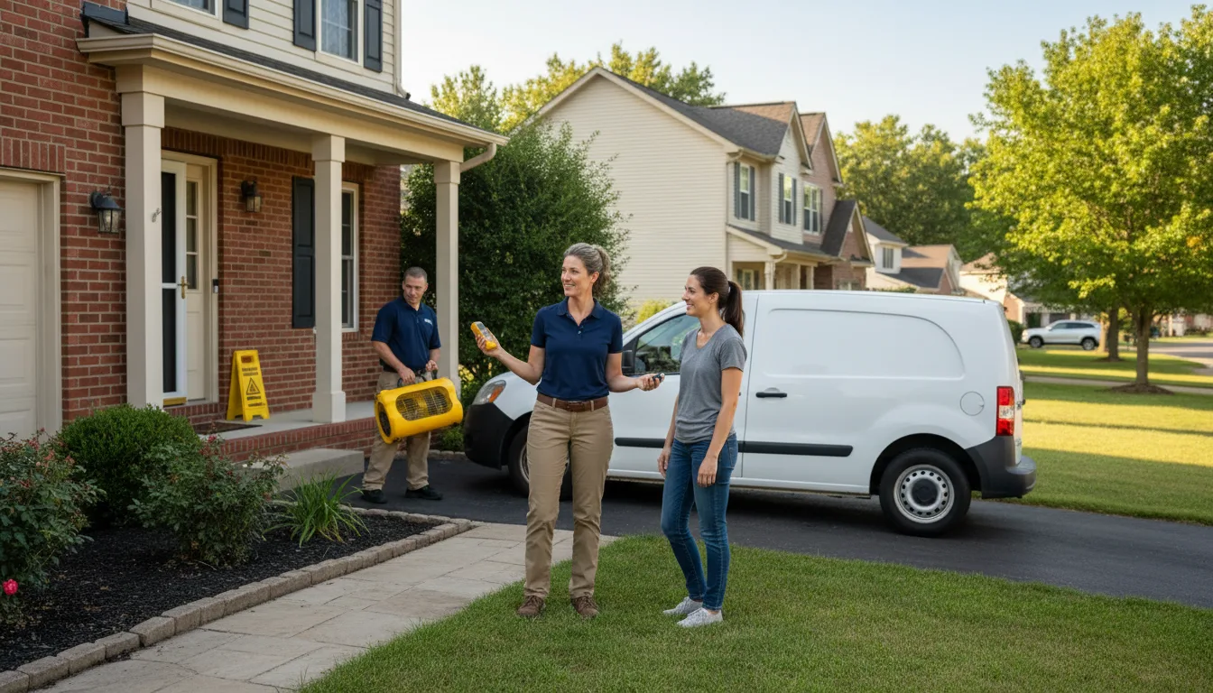Residential water damage restoration in Lexington, NE